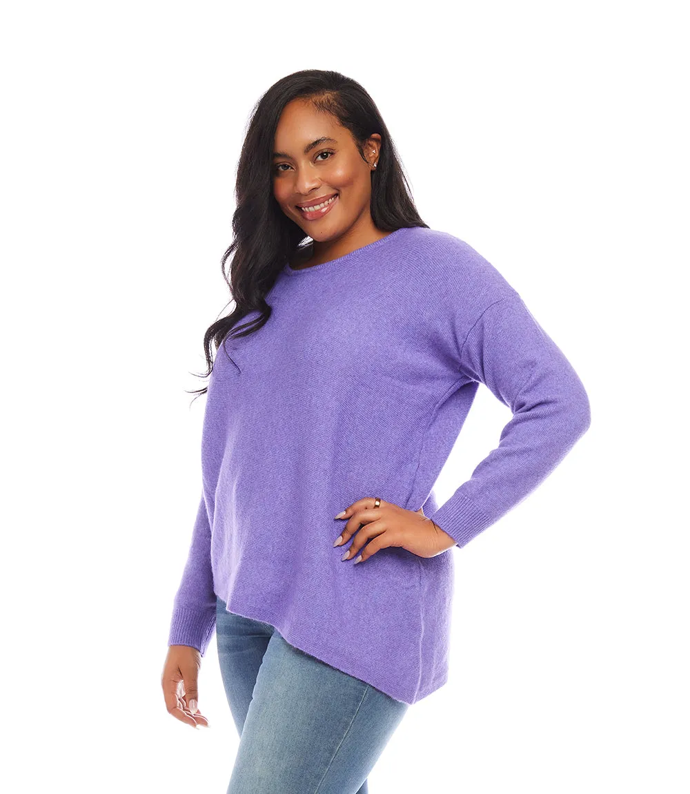 Plus Size Asymmetric Sweater
