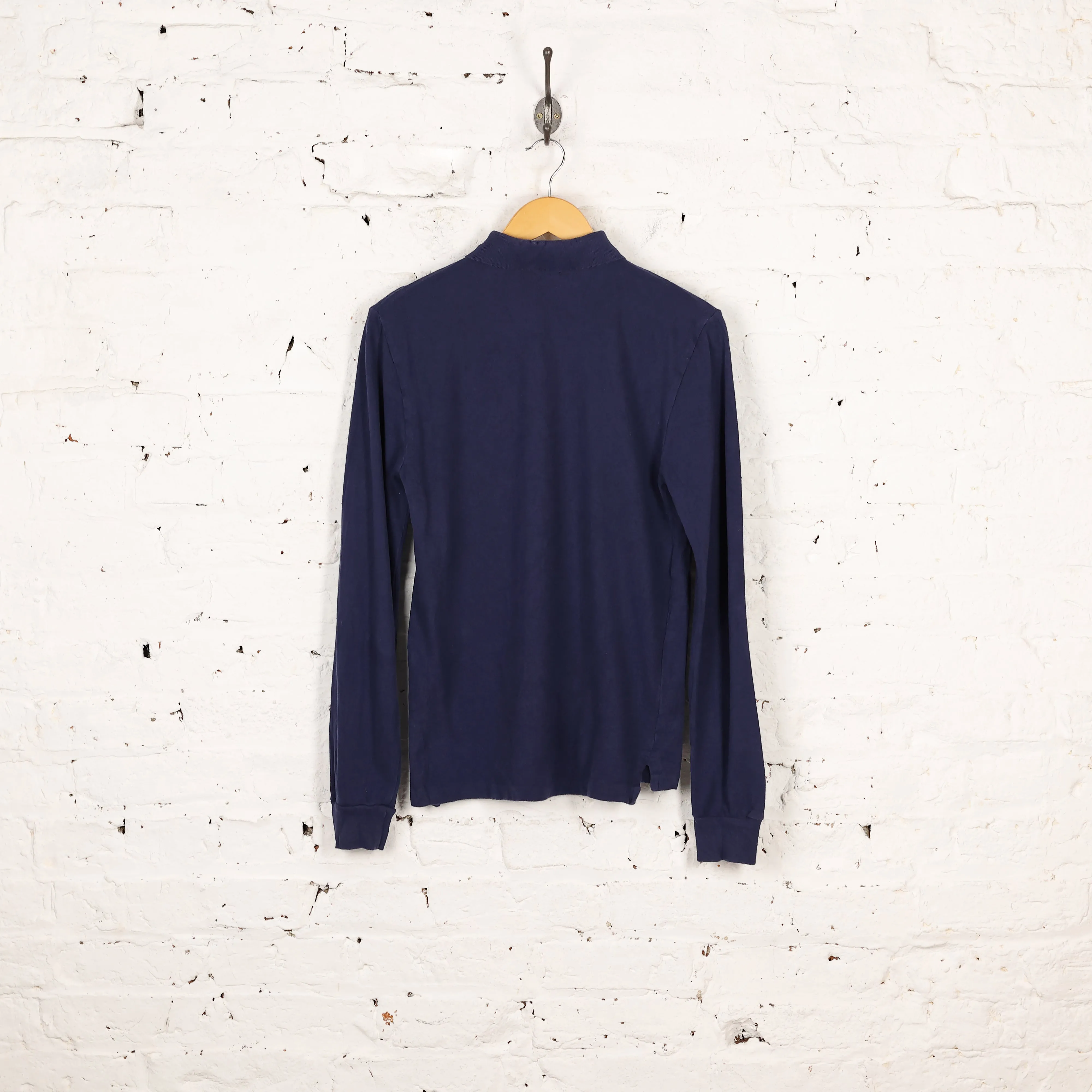 Polo Ralph Lauren Long Sleeve Polo Shirt - Blue - S