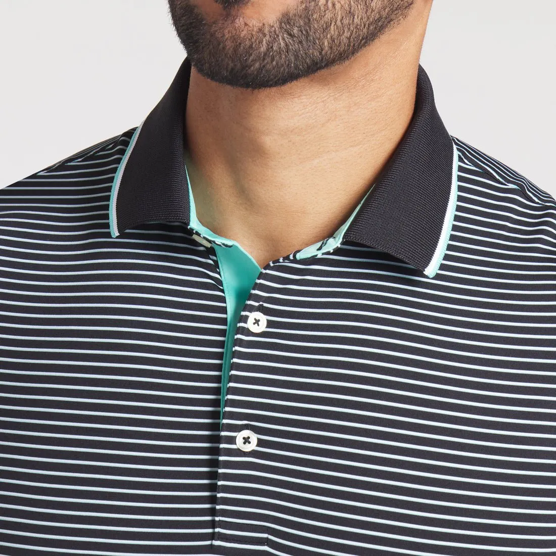 Puma Men's MATTR Elevated Stripe Golf Polo