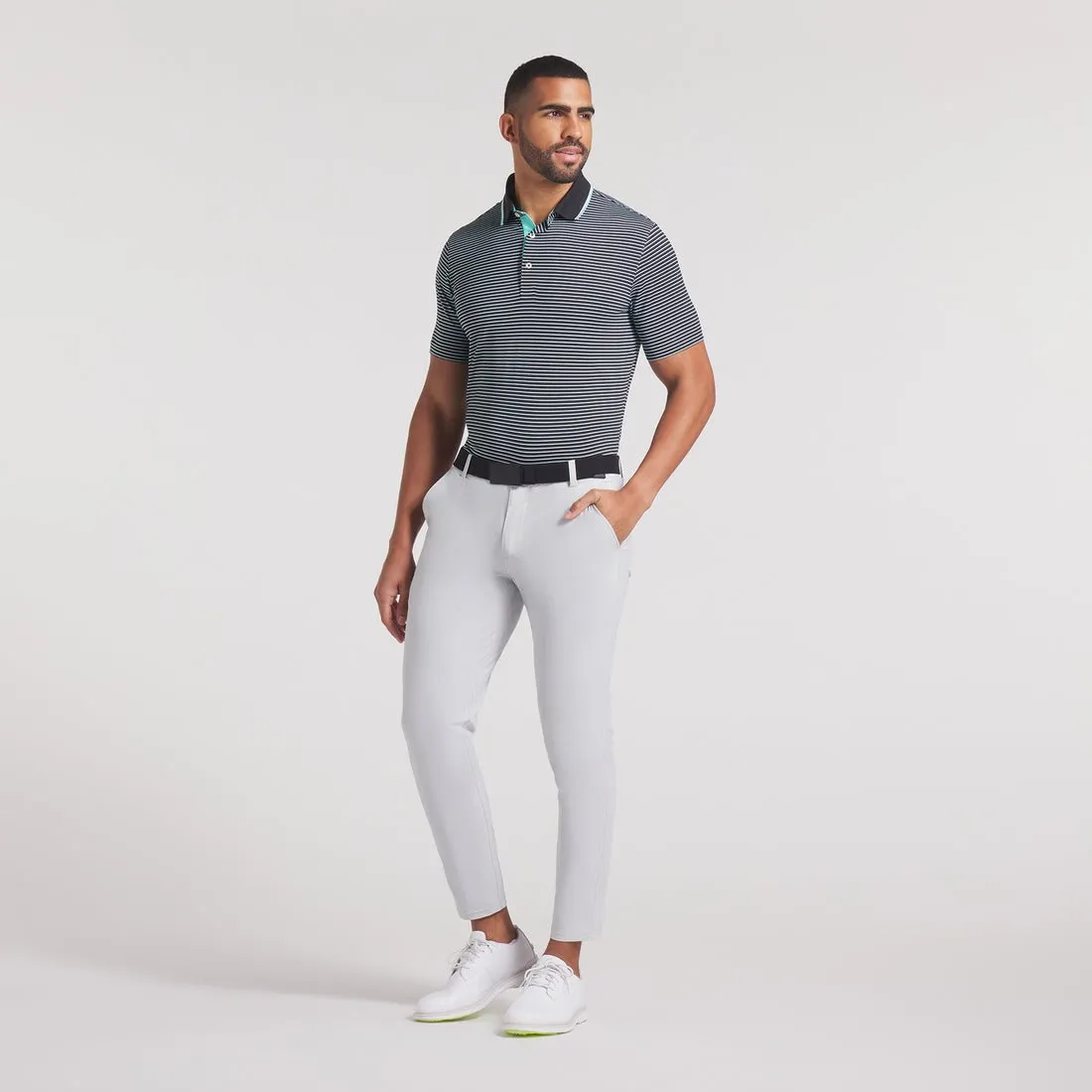 Puma Men's MATTR Elevated Stripe Golf Polo