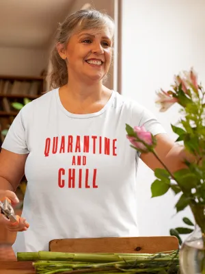 Quarantine And Chill T-Shirt funny meme t-shirt quarantine meme tees