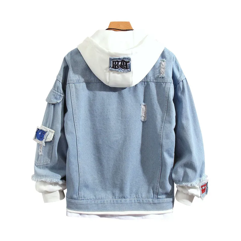 "LONG-SLEEVED HOODED” JACKET COAT K100308