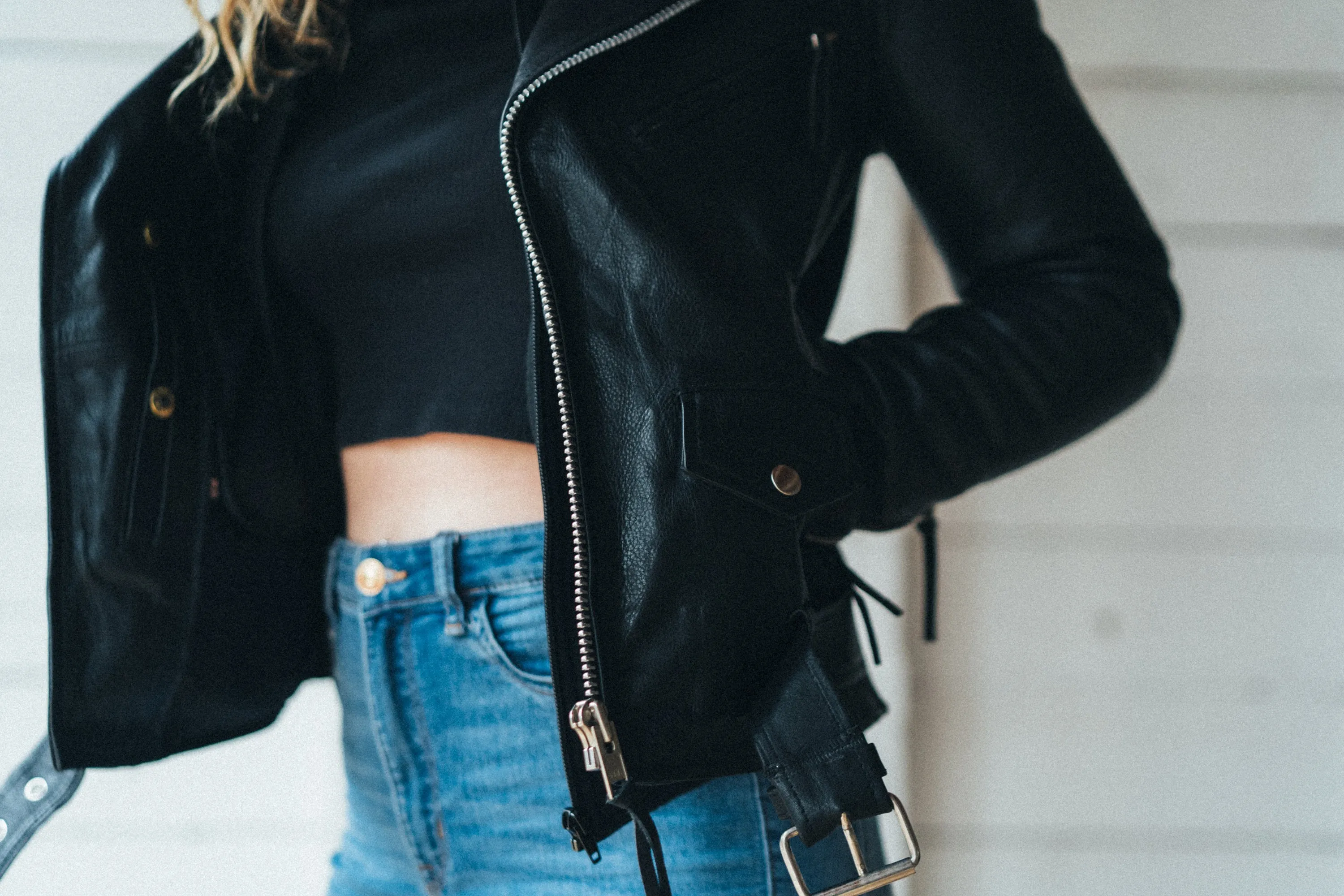 RACE UP Motorcycle Leather Jacket (Removable Hood)