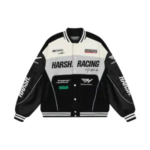 Racing Motorcycle PU Leather Jacket