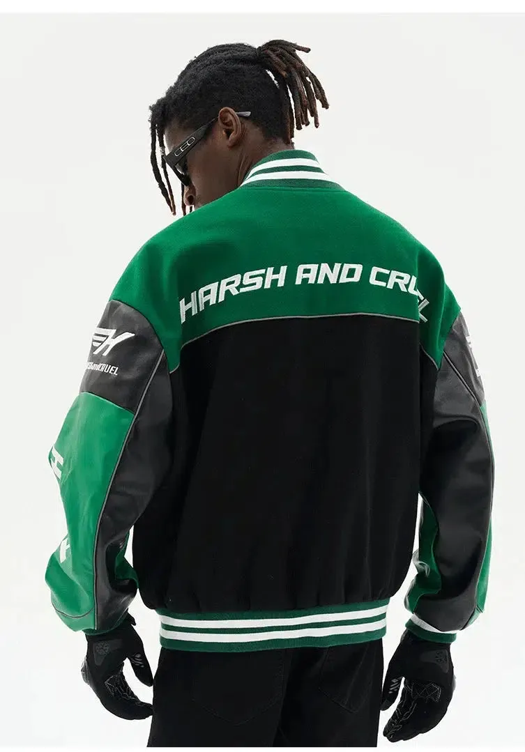 Racing Motorcycle PU Leather Jacket