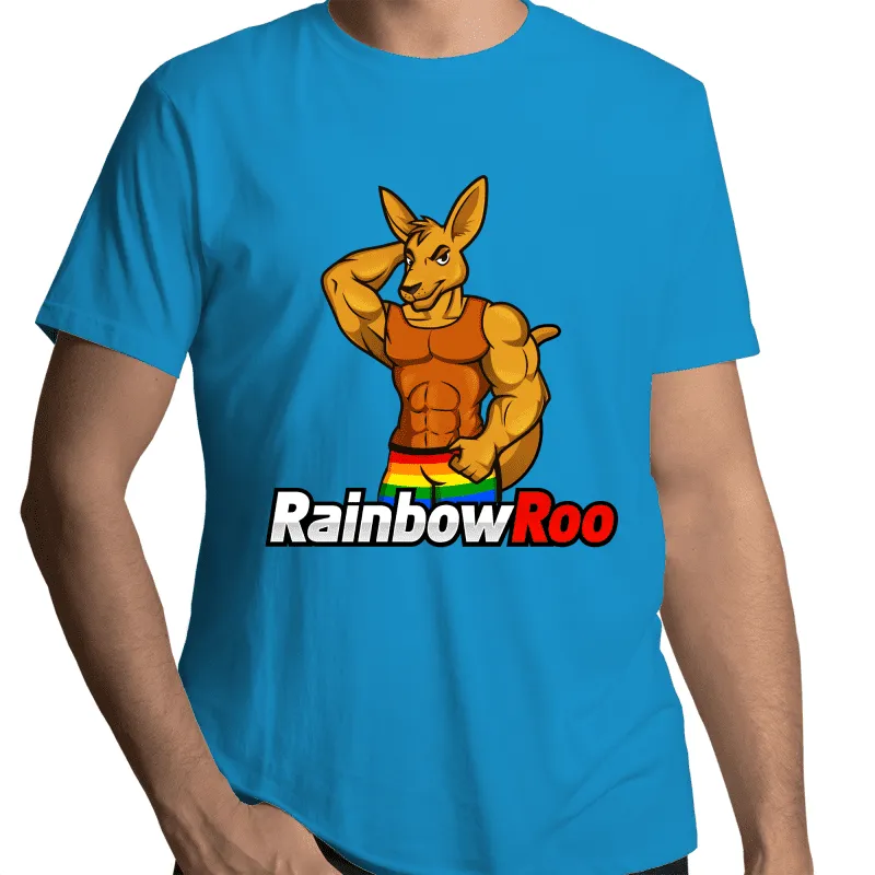RainbowRoo Muscle Kangaroo T-Shirt Unisex (G006)