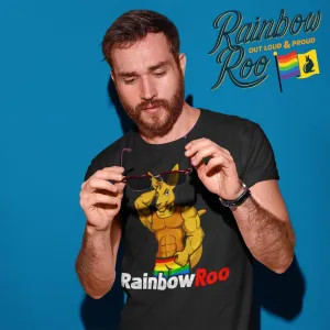 RainbowRoo Muscle Kangaroo T-Shirt Unisex (G006)