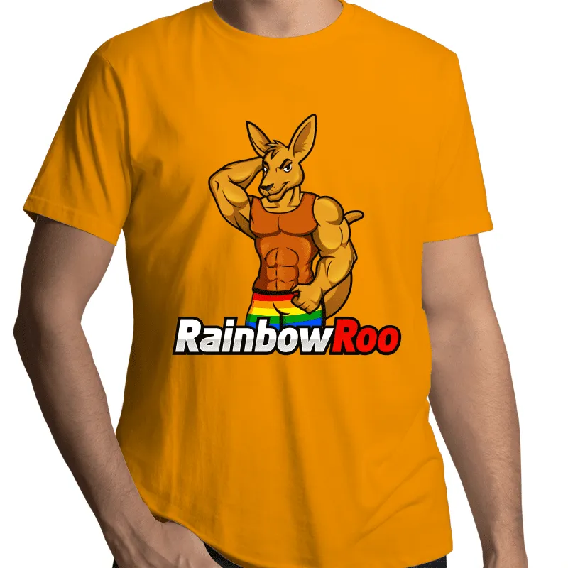 RainbowRoo Muscle Kangaroo T-Shirt Unisex (G006)