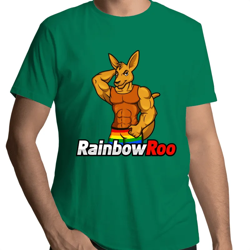 RainbowRoo Muscle Kangaroo T-Shirt Unisex (G006)