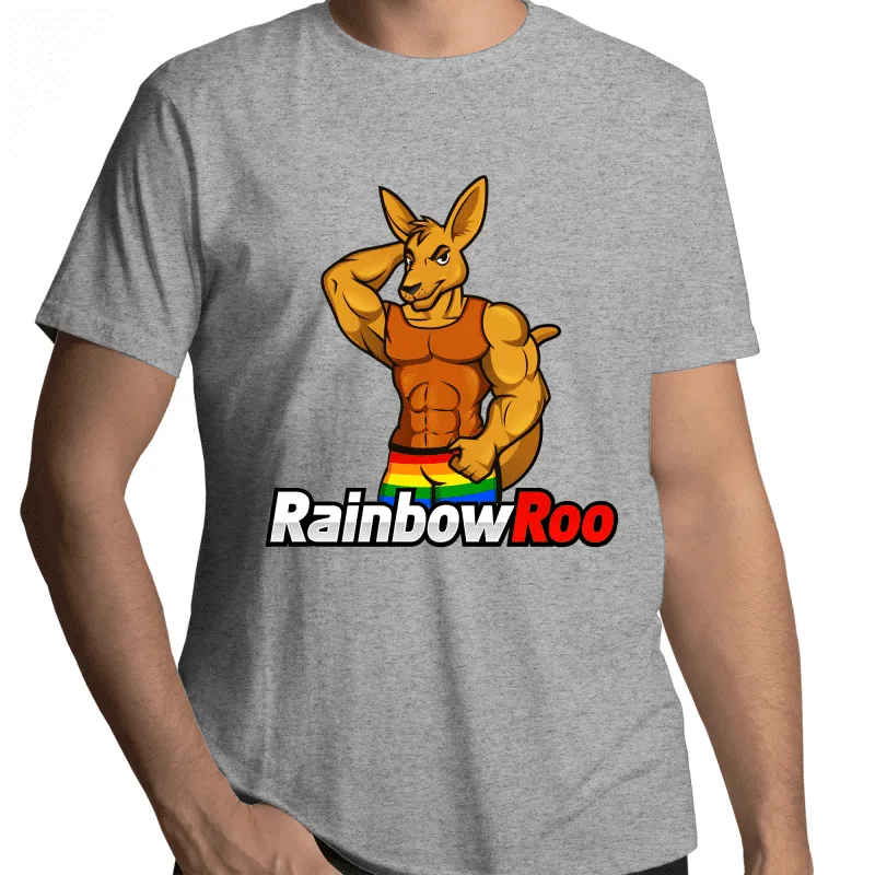 RainbowRoo Muscle Kangaroo T-Shirt Unisex (G006)