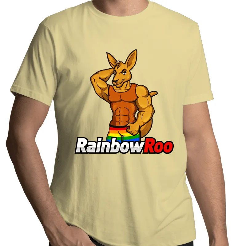 RainbowRoo Muscle Kangaroo T-Shirt Unisex (G006)
