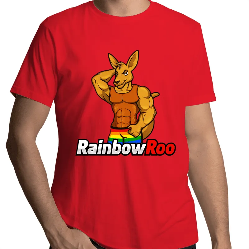 RainbowRoo Muscle Kangaroo T-Shirt Unisex (G006)