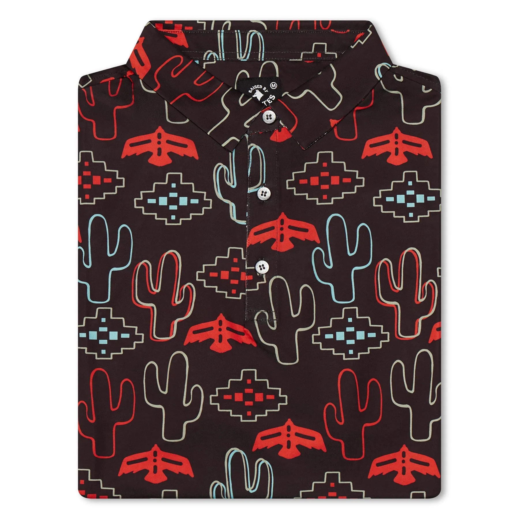 Raised by Coyotes Desert Cactus Nights Polo