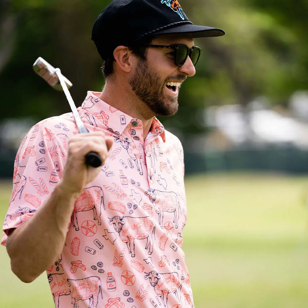 Raised by Coyotes Texas BBQ Polo