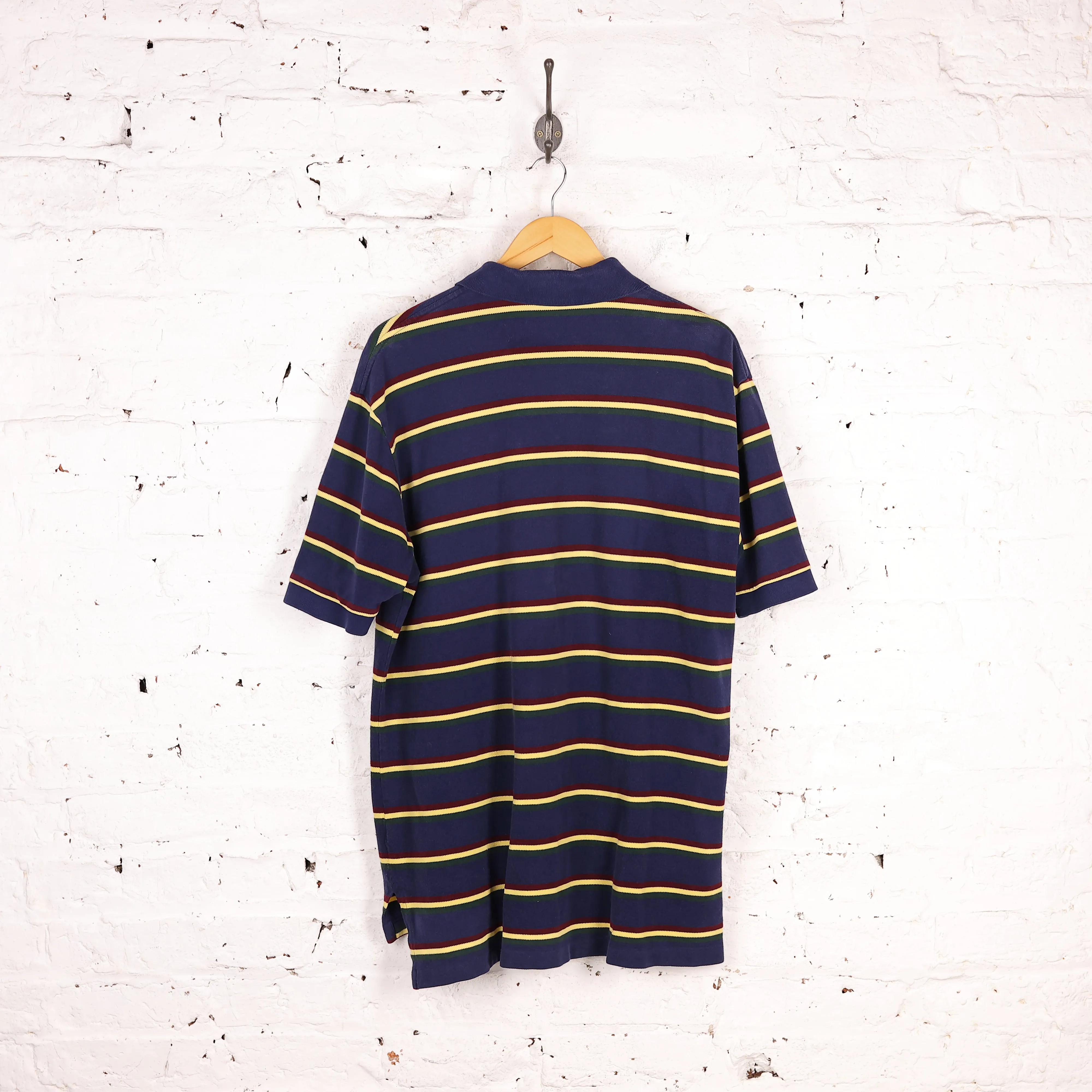 Ralph Lauren Short Sleeve Striped Polo Shirt - Blue - XL