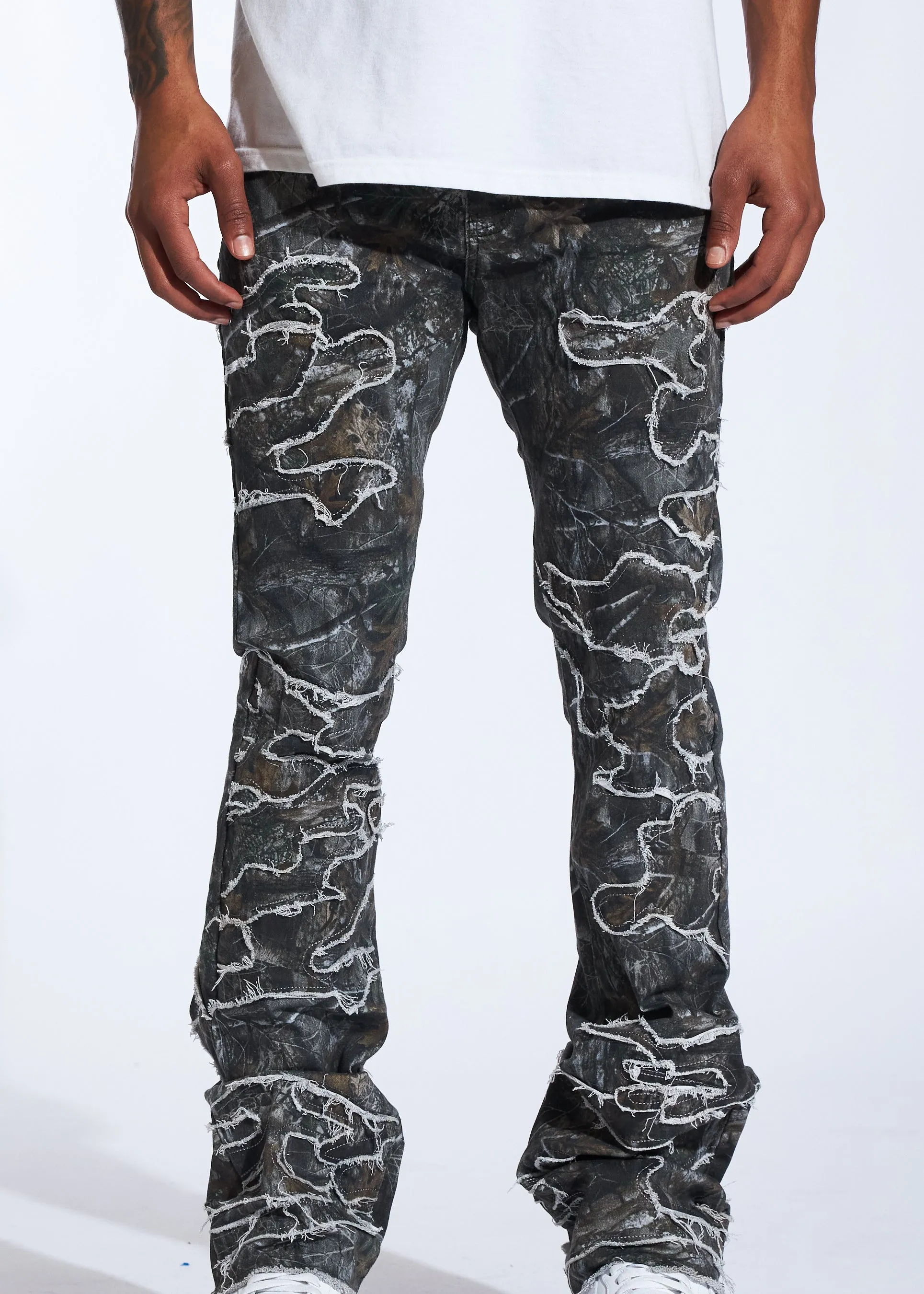 Raven Stacked Denim (Camo)