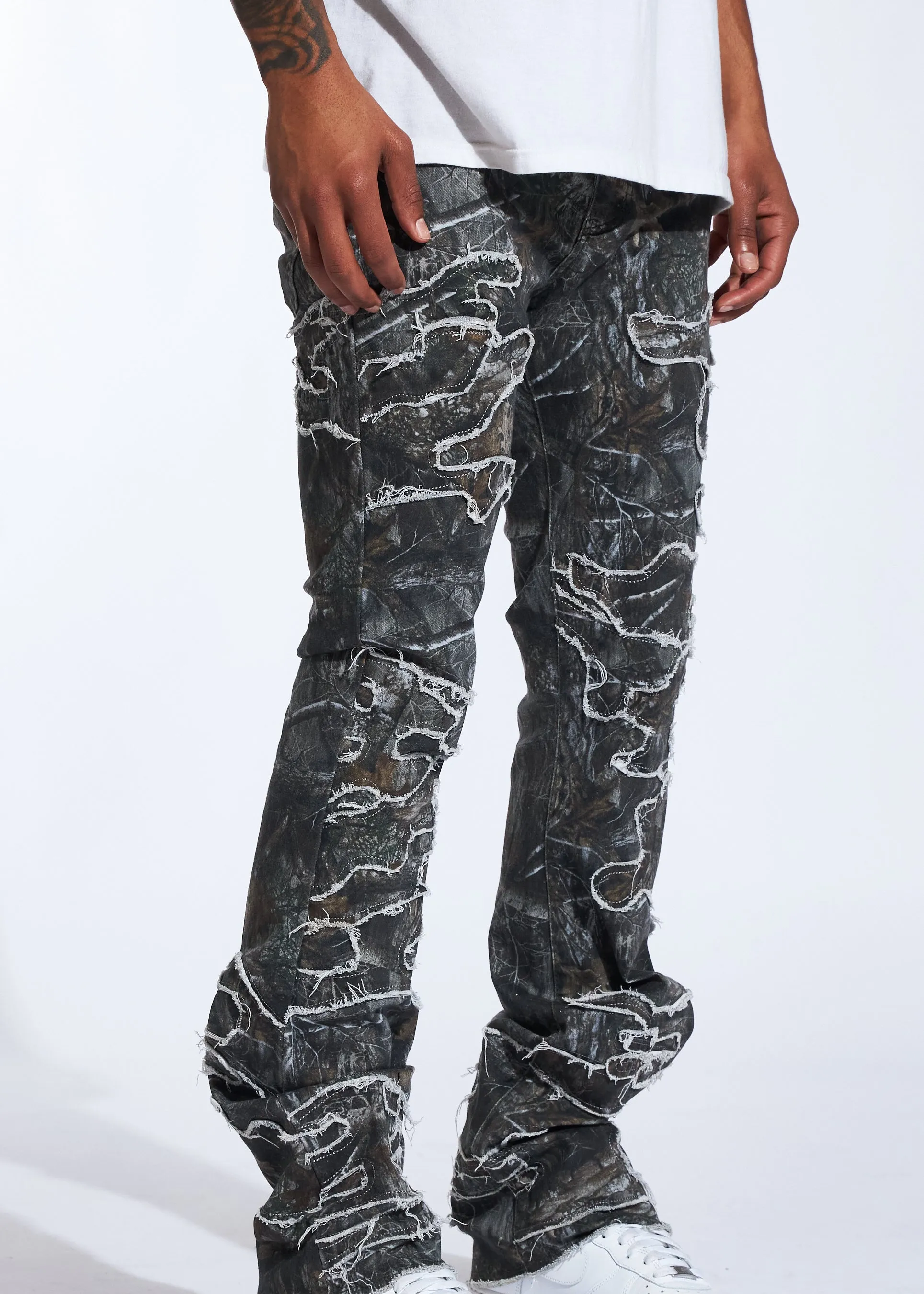 Raven Stacked Denim (Camo)