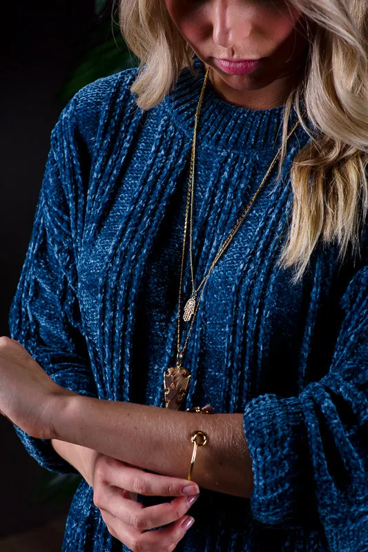 RAY PULLOVER TEAL