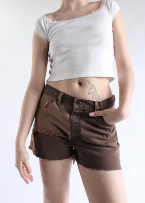 RCYCLD OD Patchwork Denim Short