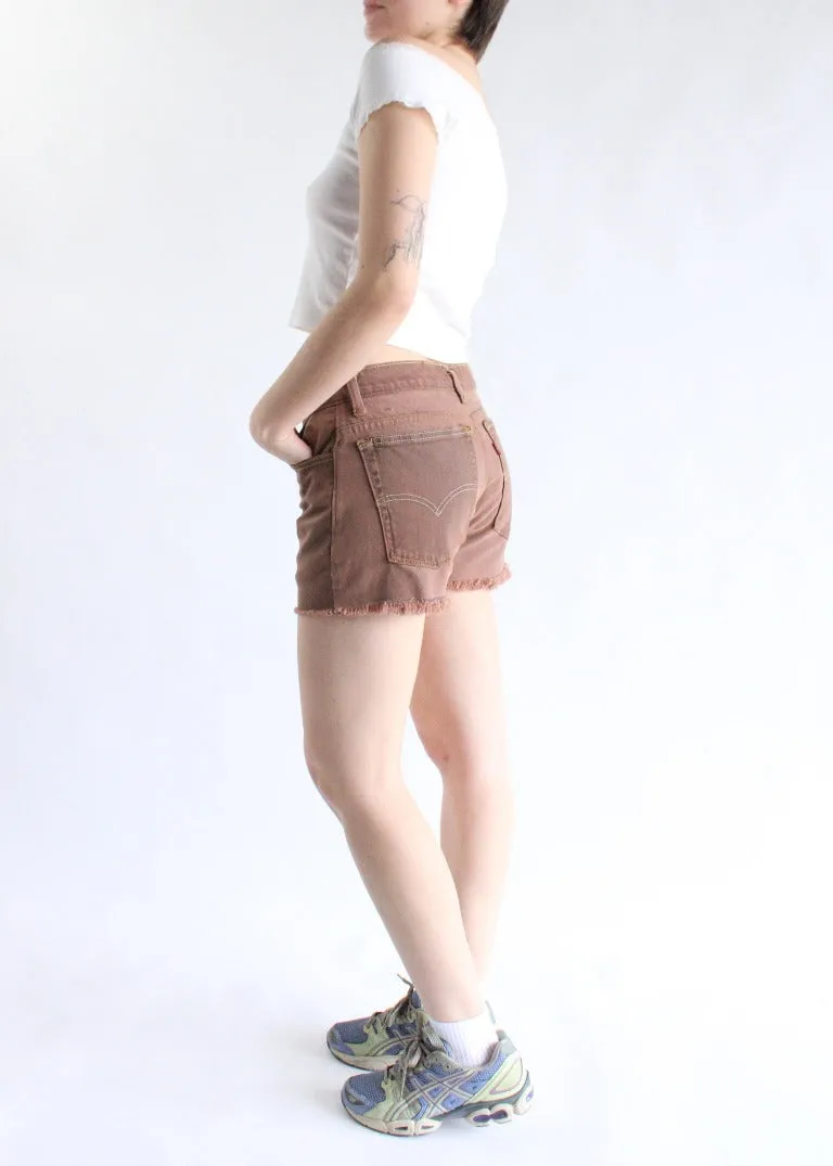 RCYCLD OD Patchwork Denim Short