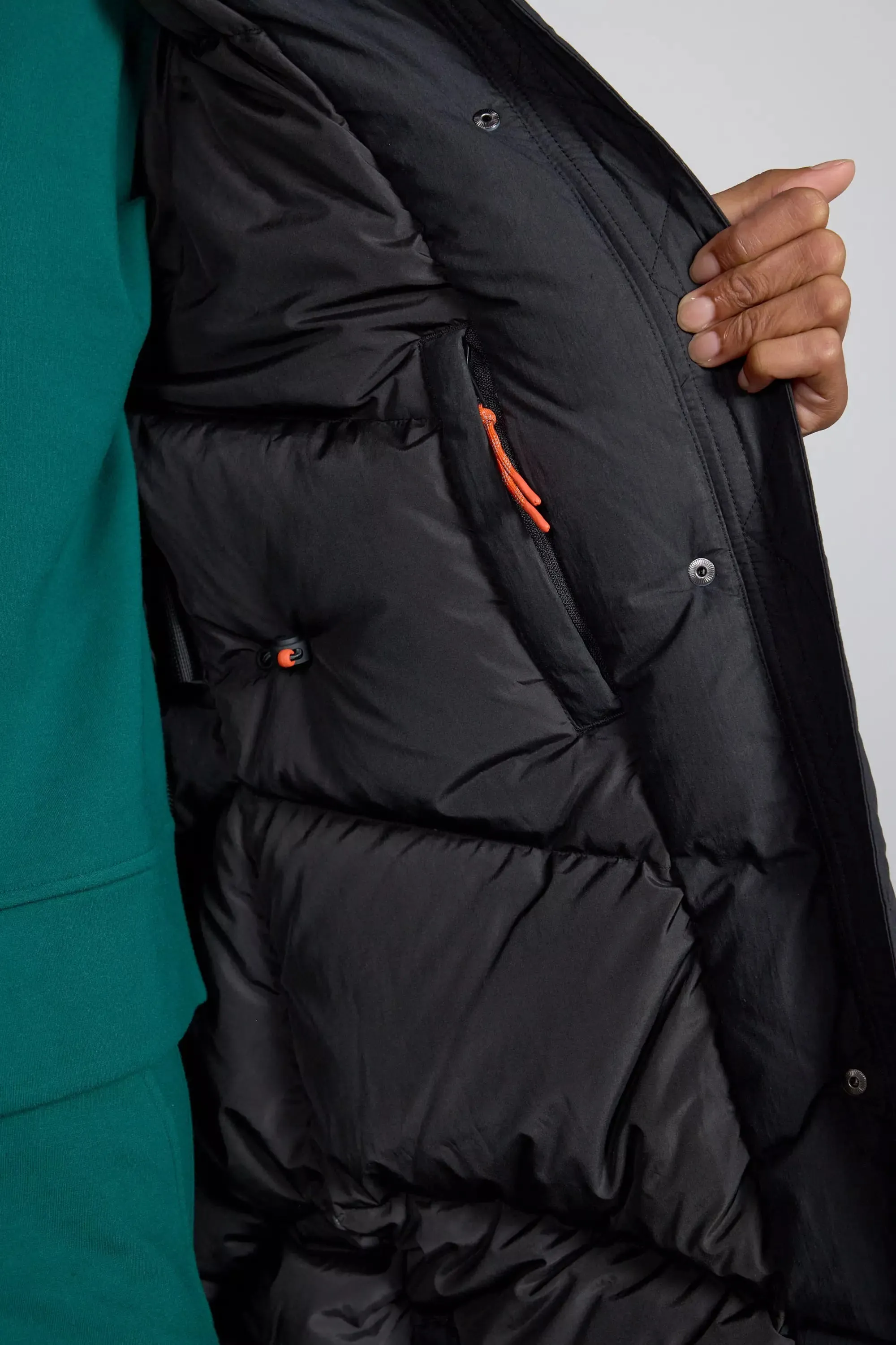 RDS Down Maxi Puffer - Black