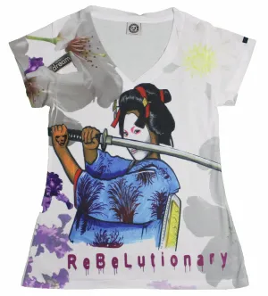 ReBeLutionary : Women's V-Neck Tee