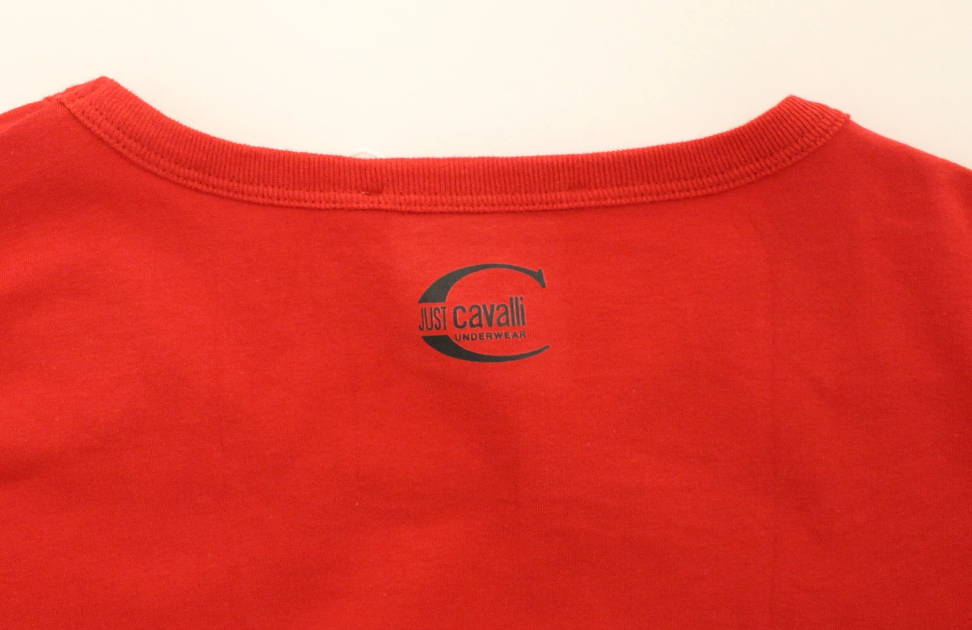 Red stretch pullover sweater