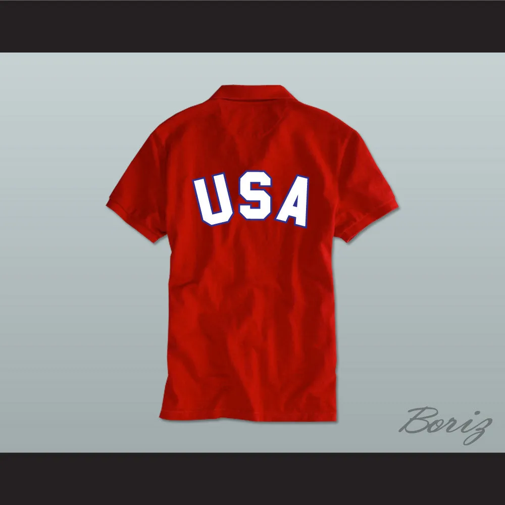 Red USA Polo Shirt