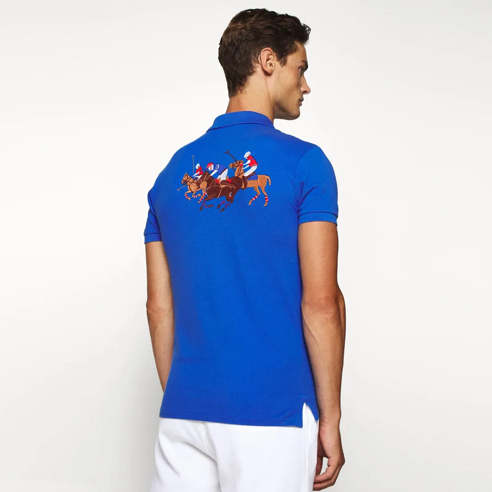 RL 3 Pony Royal blue Polo Shirt