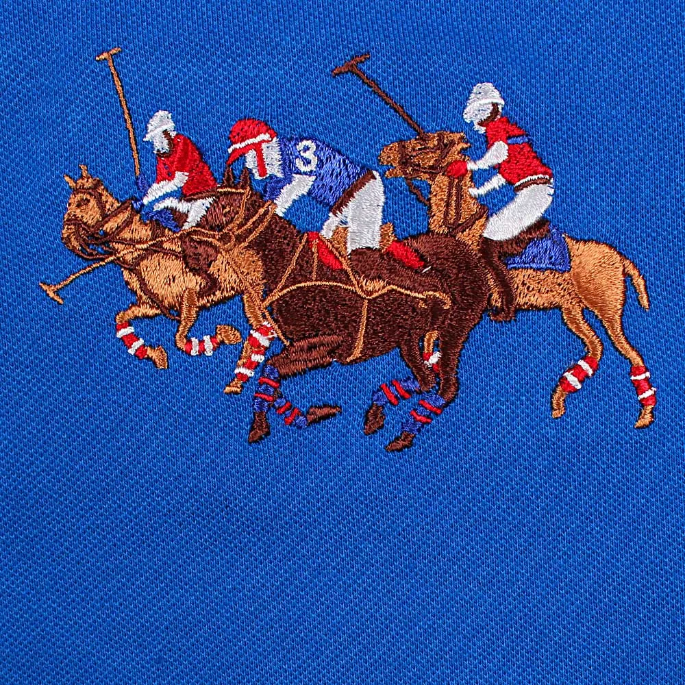 RL 3 Pony Royal blue Polo Shirt