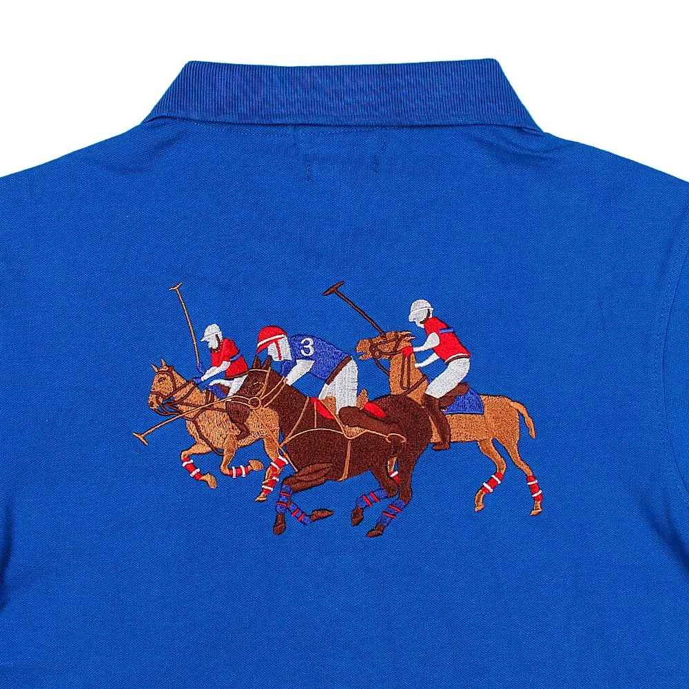 RL 3 Pony Royal blue Polo Shirt