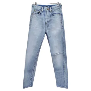 Saint Laurent Light Wash Denim Skinny Jeans