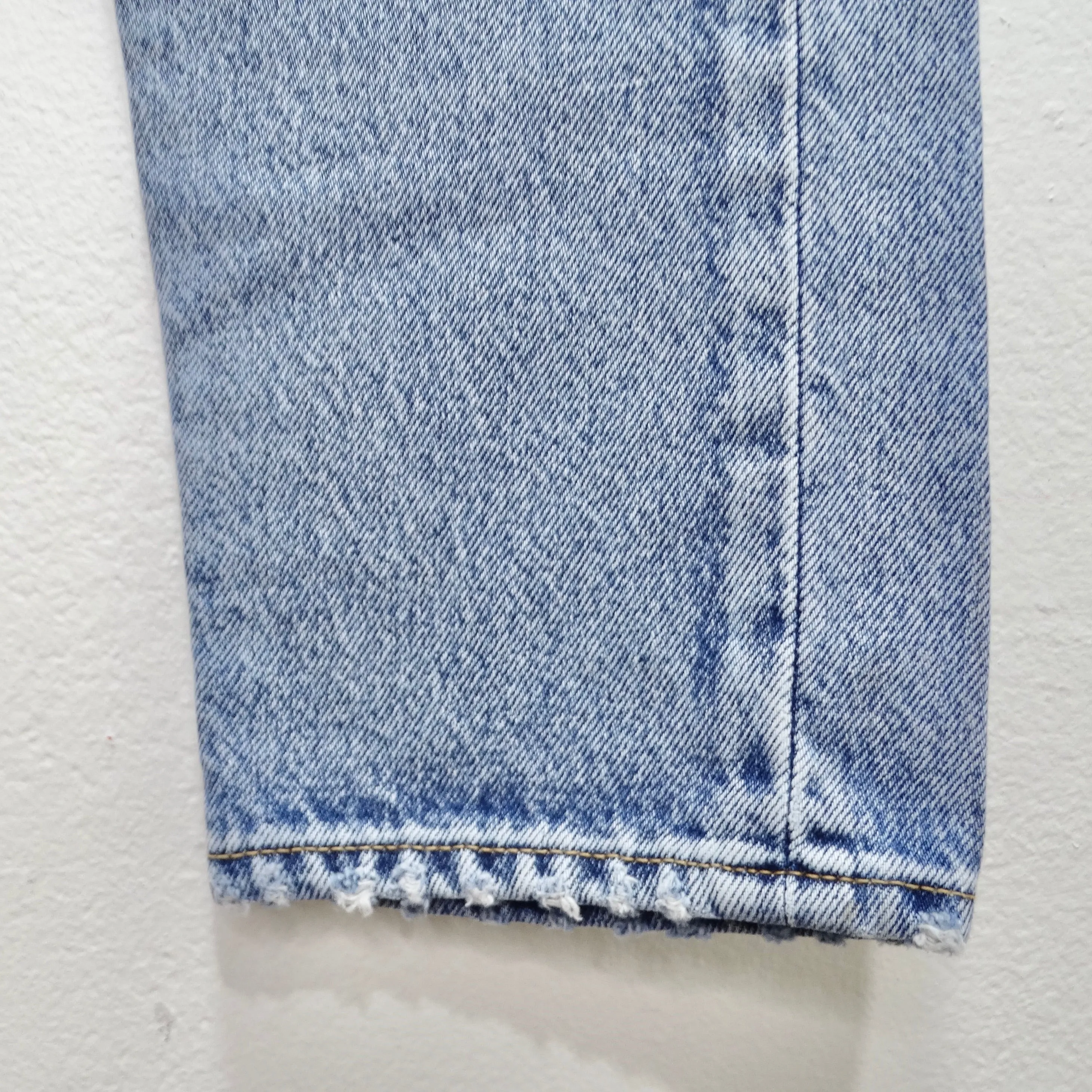 Saint Laurent Light Wash Denim Skinny Jeans