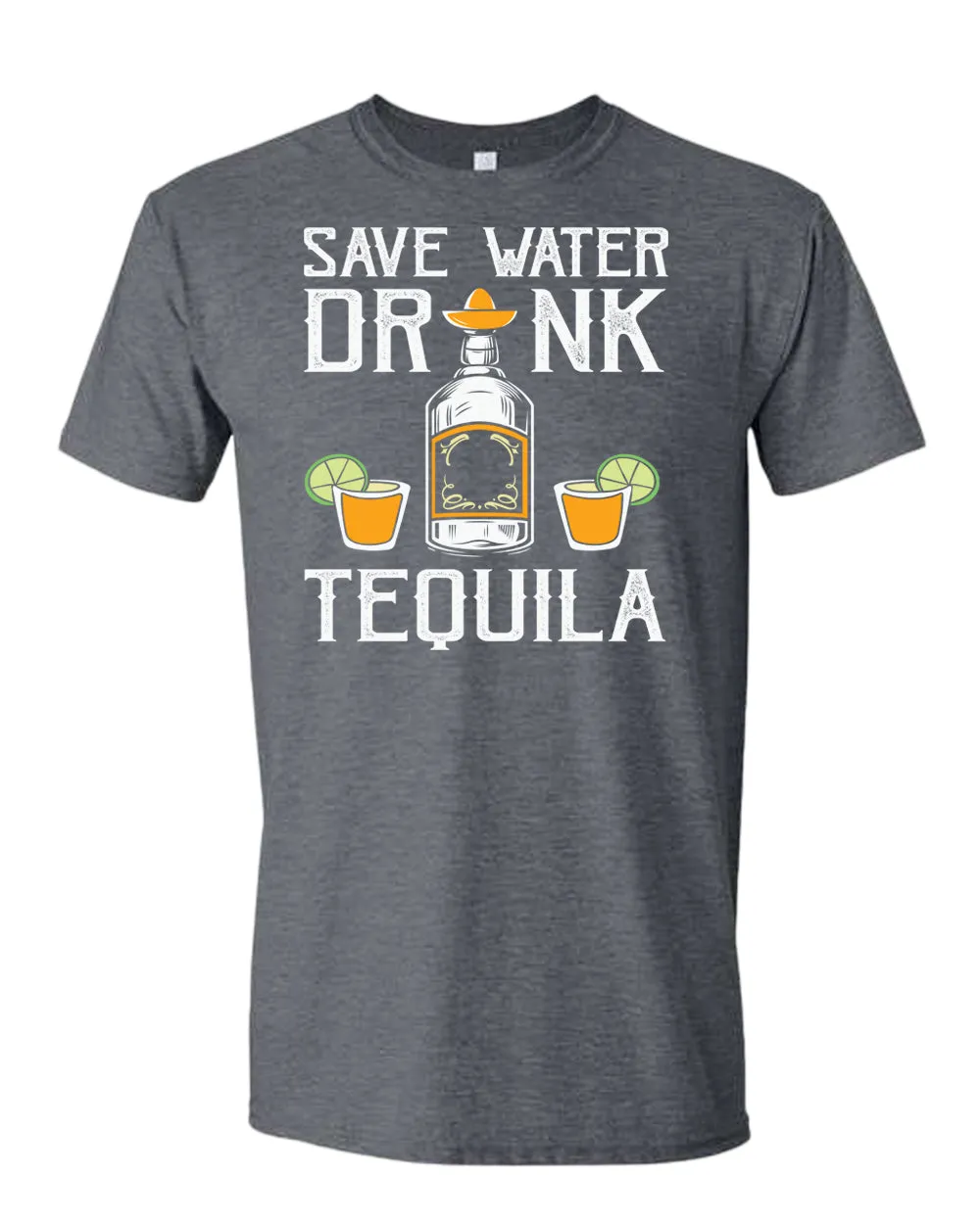 Save water, drink tequila t-shirt
