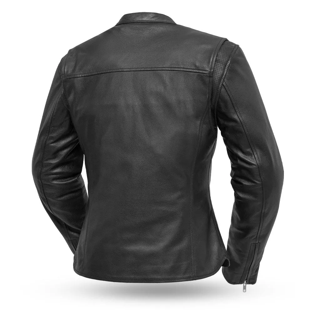 SEXY WARRIOR Motorcycle Leather Jacket