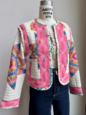 Shoreditch Jacket White Multi