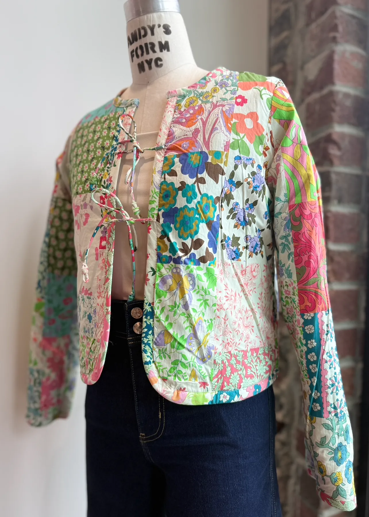 Shoreditch Jacket White Multi