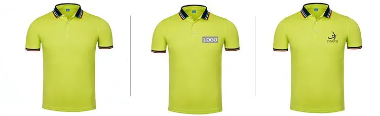Short-Sleeved Polo Shirt With Colourful Striped Collar