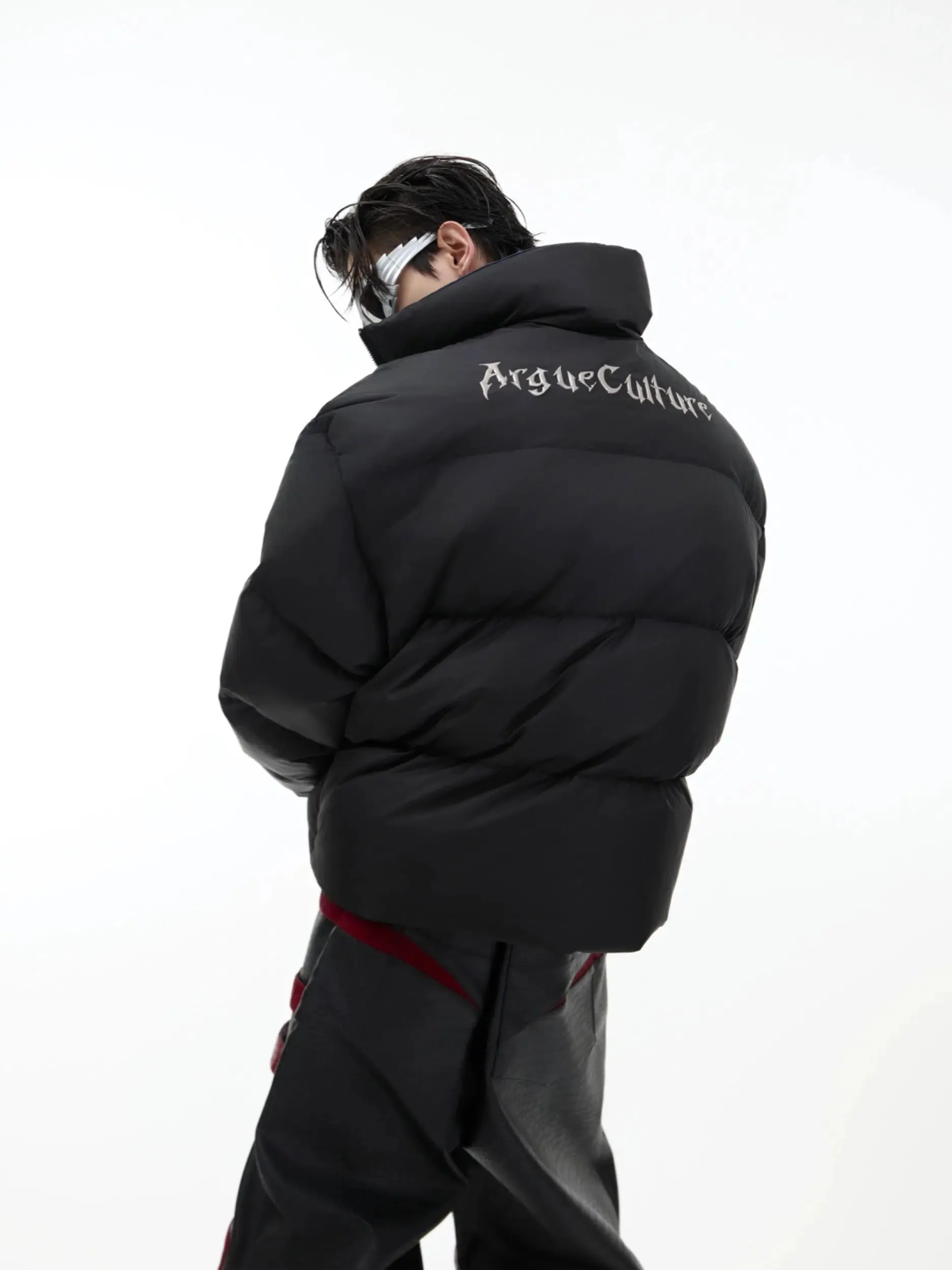 Short Stand Collar Double-sided Jacket