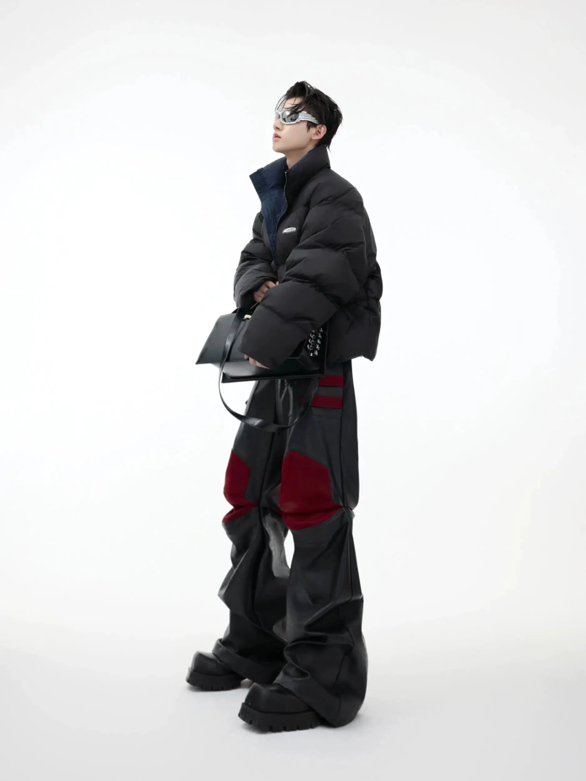 Short Stand Collar Double-sided Jacket