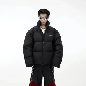 Short Stand Collar Double-sided Jacket