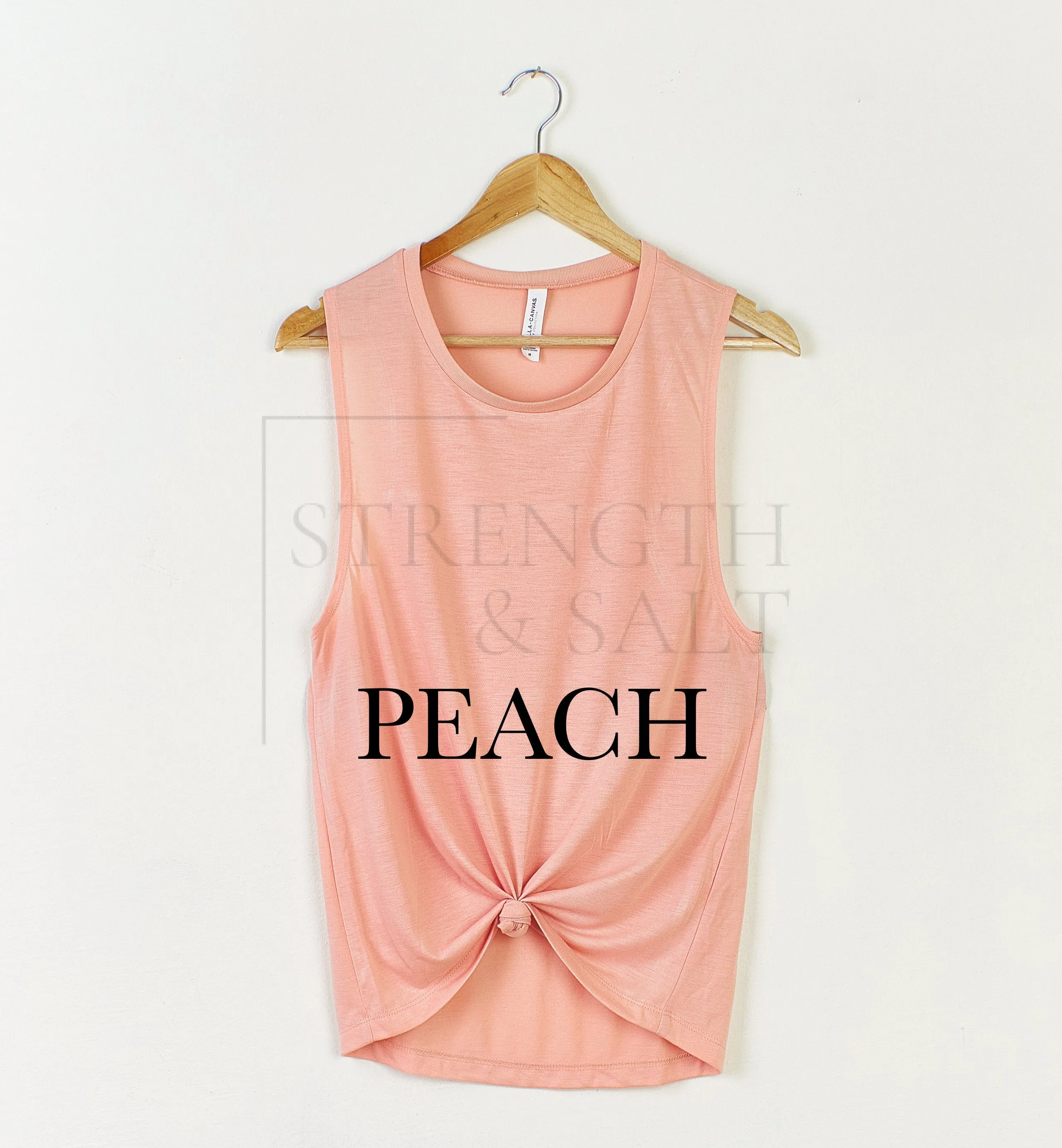 Shut Up Clip In Muscle Tank