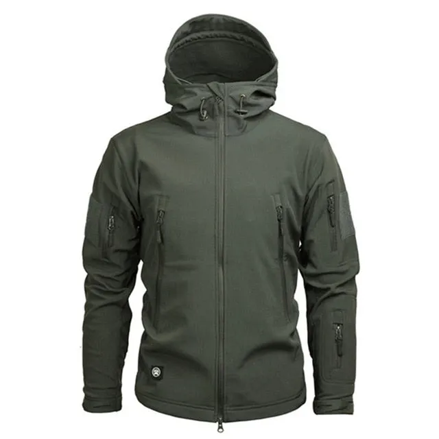 Skin Soft Shell Military Tactical Jacket Men Waterproof Army Fleece Clothing Multicam Camouflage Windbreakers 4XL
