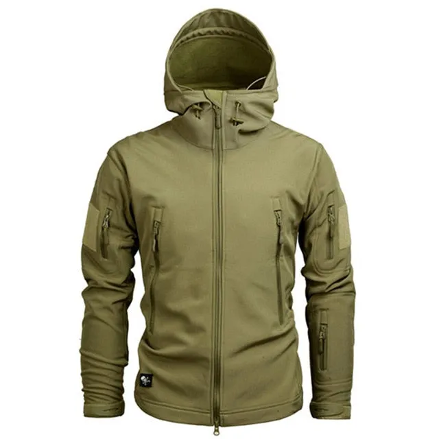 Skin Soft Shell Military Tactical Jacket Men Waterproof Army Fleece Clothing Multicam Camouflage Windbreakers 4XL