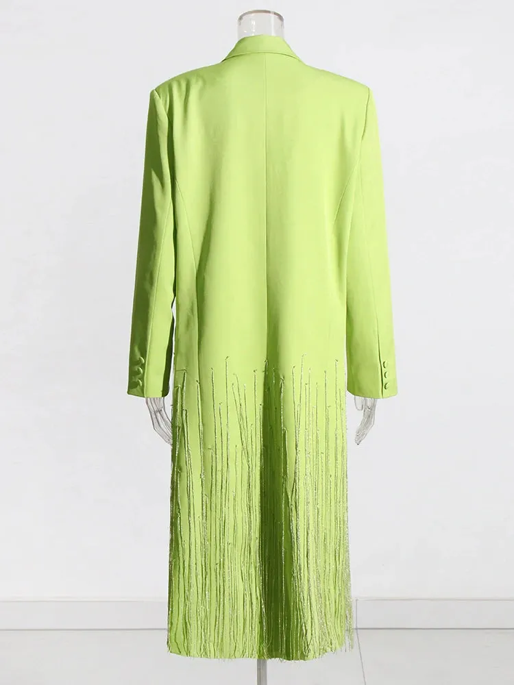 Spliced Tassel  Loose Windbreakers