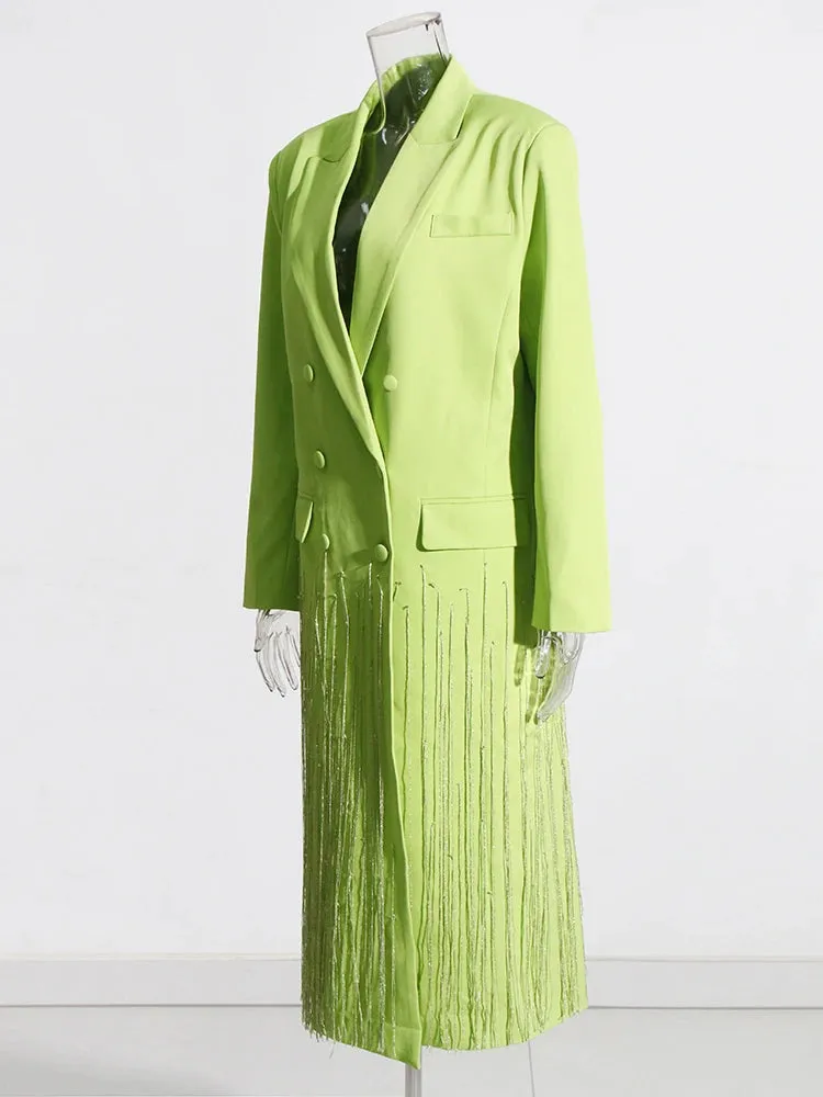 Spliced Tassel  Loose Windbreakers