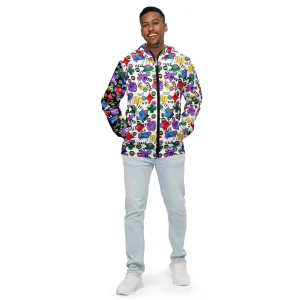 STFU Logos and Colors Men’s Windbreaker - Black/White
