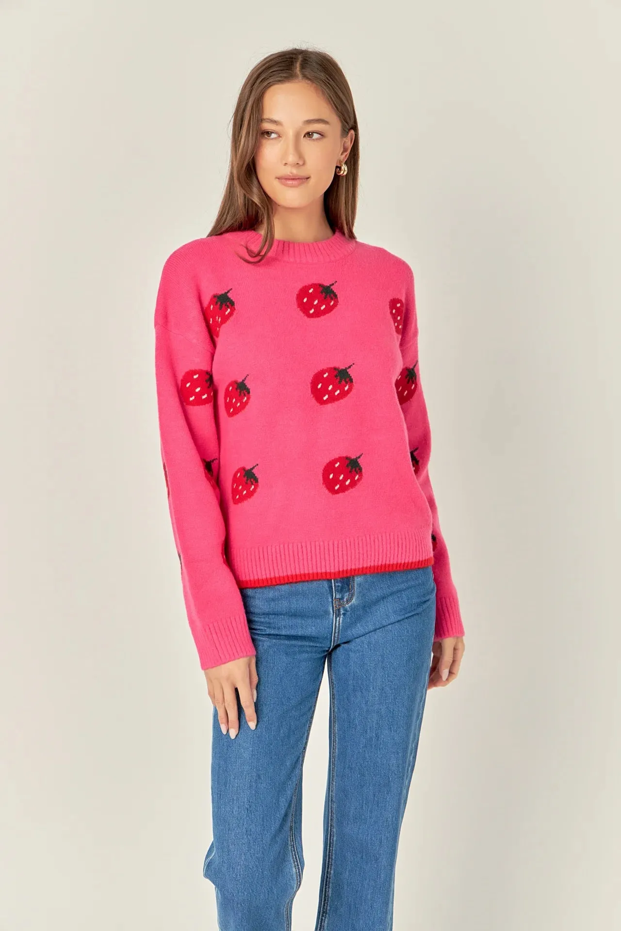 Strawberry Knit Sweater