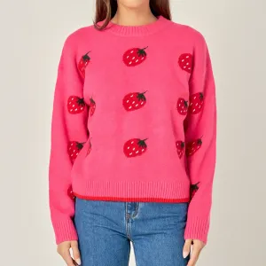 Strawberry Knit Sweater