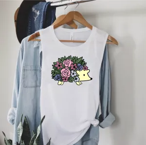 Summer Hedgehog Tank | Womens Yoga Tank